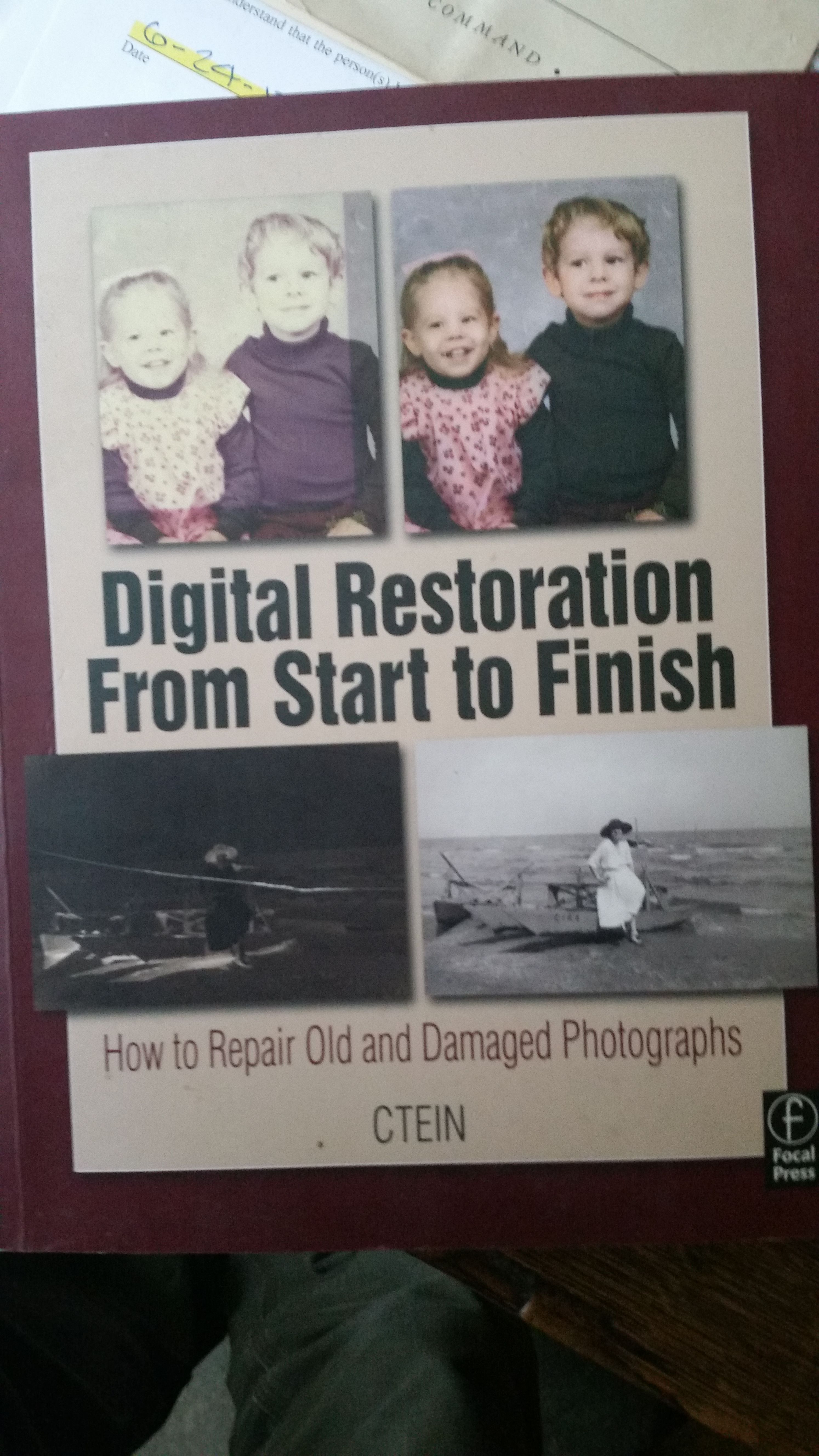 A book on restoring old photographs