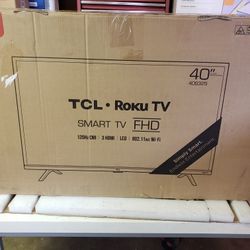 Tv TCL Roku 40", 4k, Smart, Excellent 