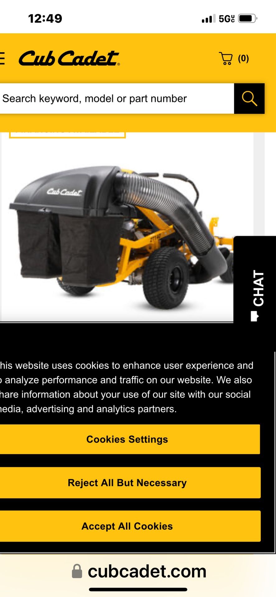 Cub Cadet Double Bagger