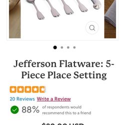 Jefferson Monticello Flatware  5 Piece Set (3)