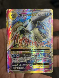 Pokémon TCG M Blastoise EX 102/108 Full Art XY Evolutions MP 2016 holo rare