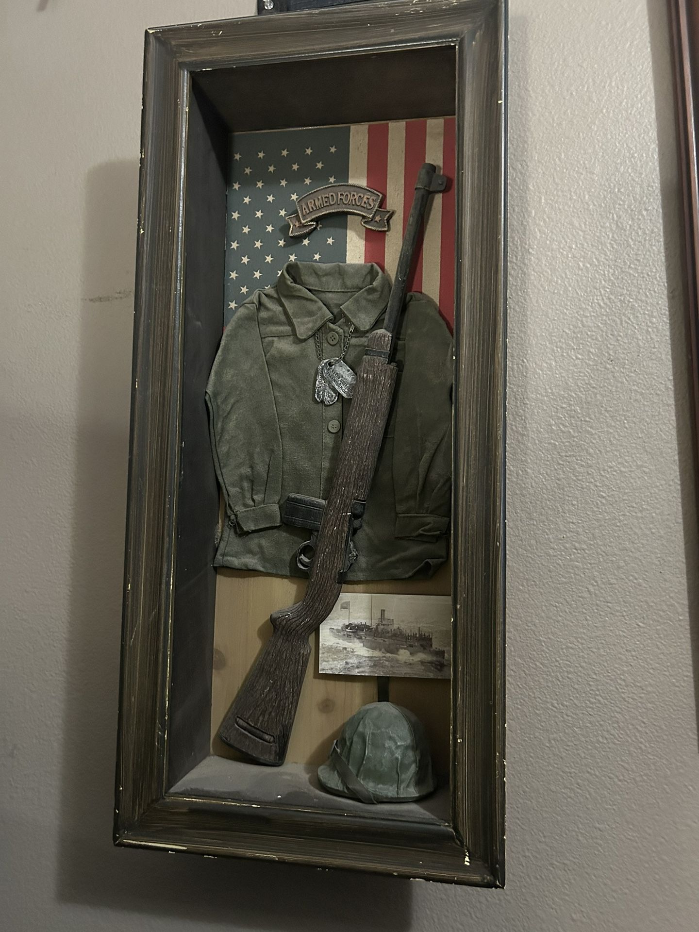 Vintage-Style Military Shadow Box – $25 OBO