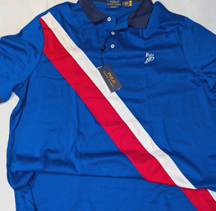 New men's polo XL short sleeve Collared Shirt