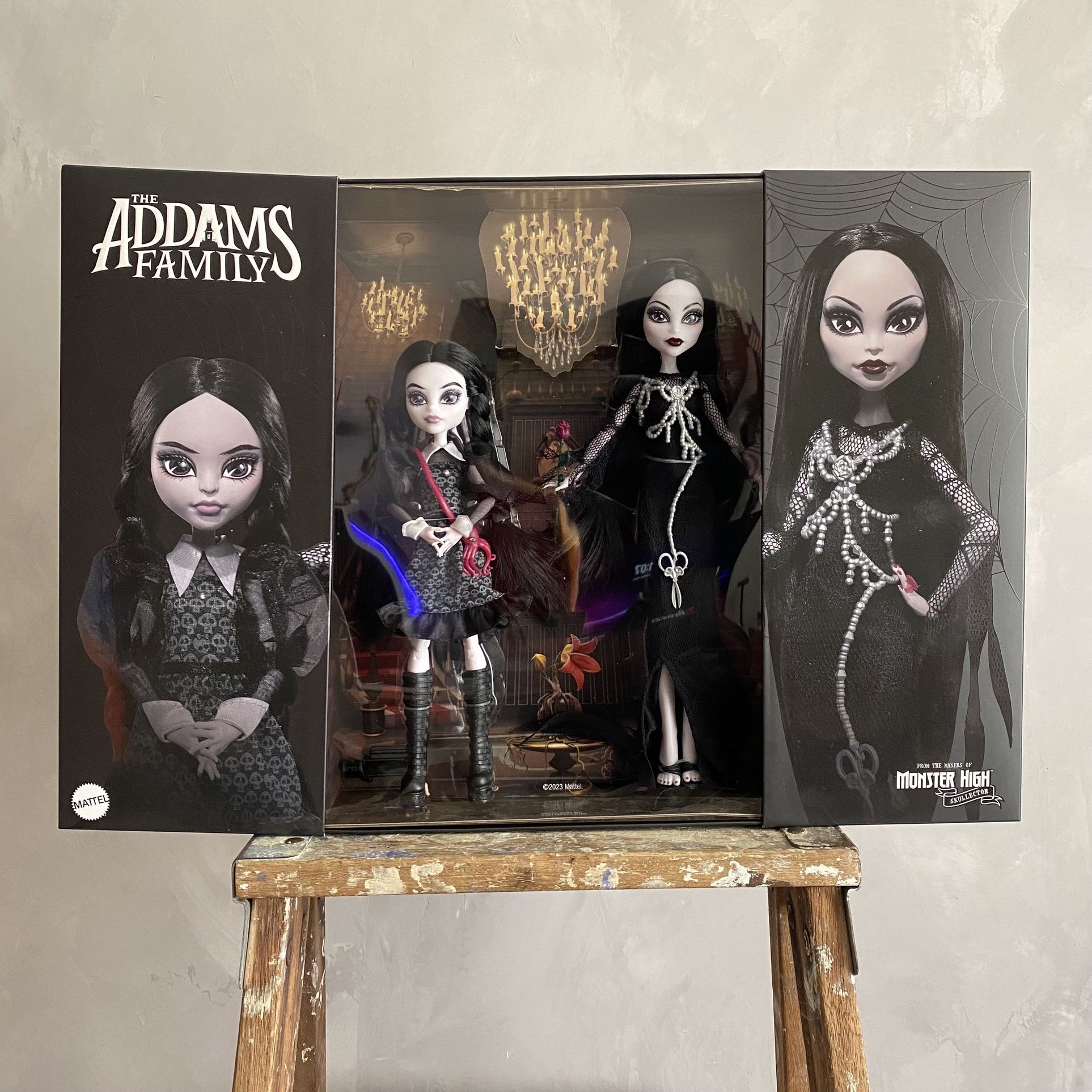 Monster High Skullector Addams Family Doll Two Pack | In-hand w 