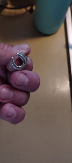 Sterling horseshoe ring