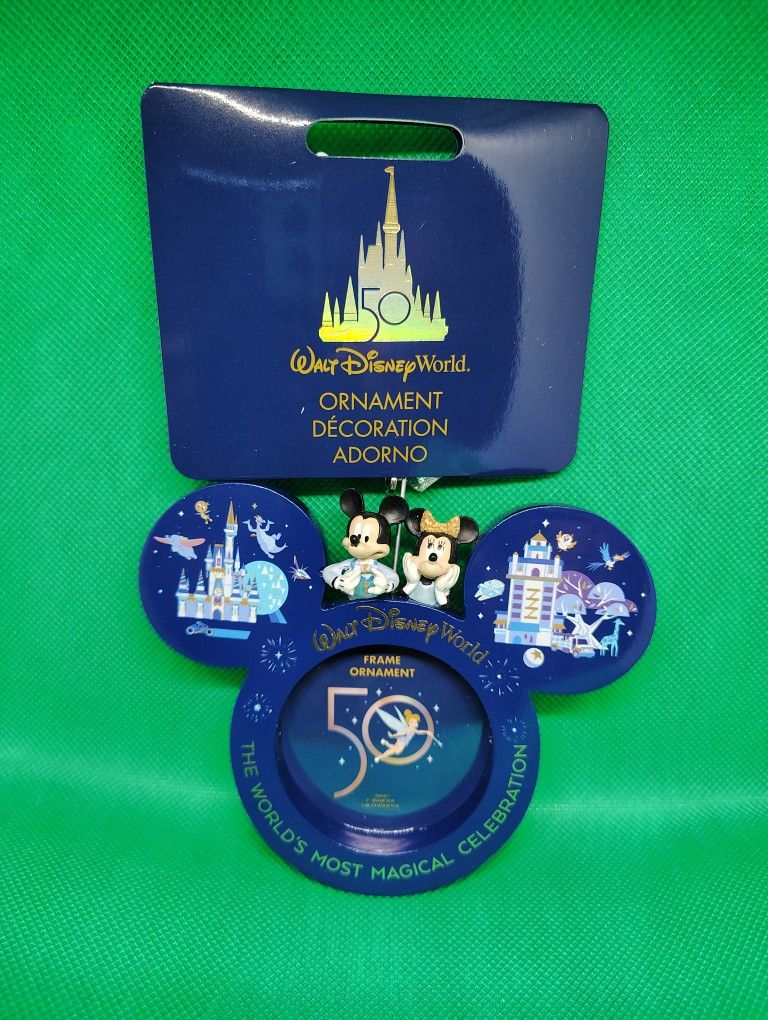 Walt Disney World 50th Anniversary Frame Ornament