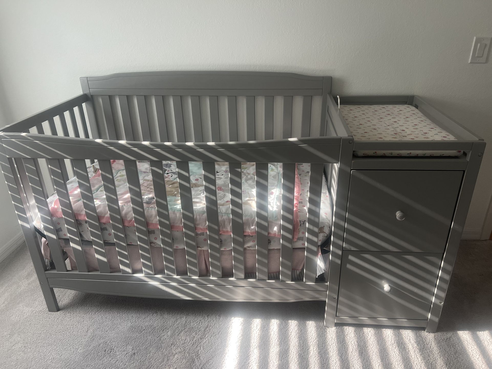 Crib + Changing Table