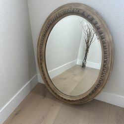 Oval Antique Style Mirror 39”x29”