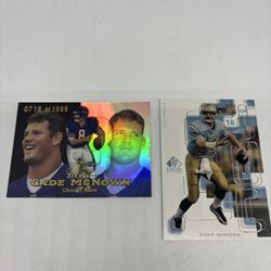 Lot of 2 1999 Cade McNown ROOKIE CARDS Chicago Bears