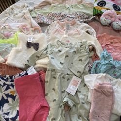 Baby Girl Clothes Size Newborn & 0-3 months 