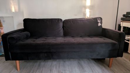 Black couch