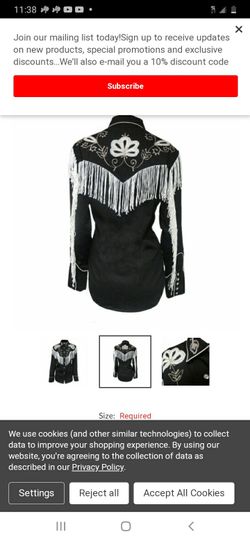 Ladies Western Wear Shirt Medium