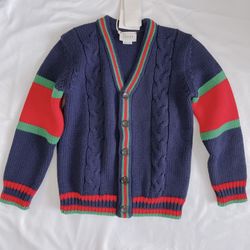New- Gucci Kid  Wool Cardigan (size 6)