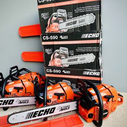 Brand new Echo 20 in. 59.8 cc Gas 2-Stroke Rear Handle Timber Wolf Chainsaw