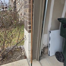 Outdoor Work Tool  Metal Rake w/Wooden Handle 