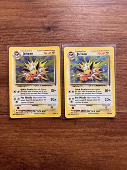 Pokemon Jolteon Legendary Collection lot of 2