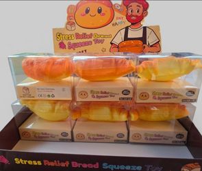 Stresss relief  bread and squishy toy