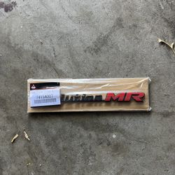 OEM Evo 8 MR Badge