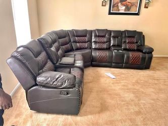 BRAND GIGANTIC OVERSIZED RECLINER SECTIONAL $1575