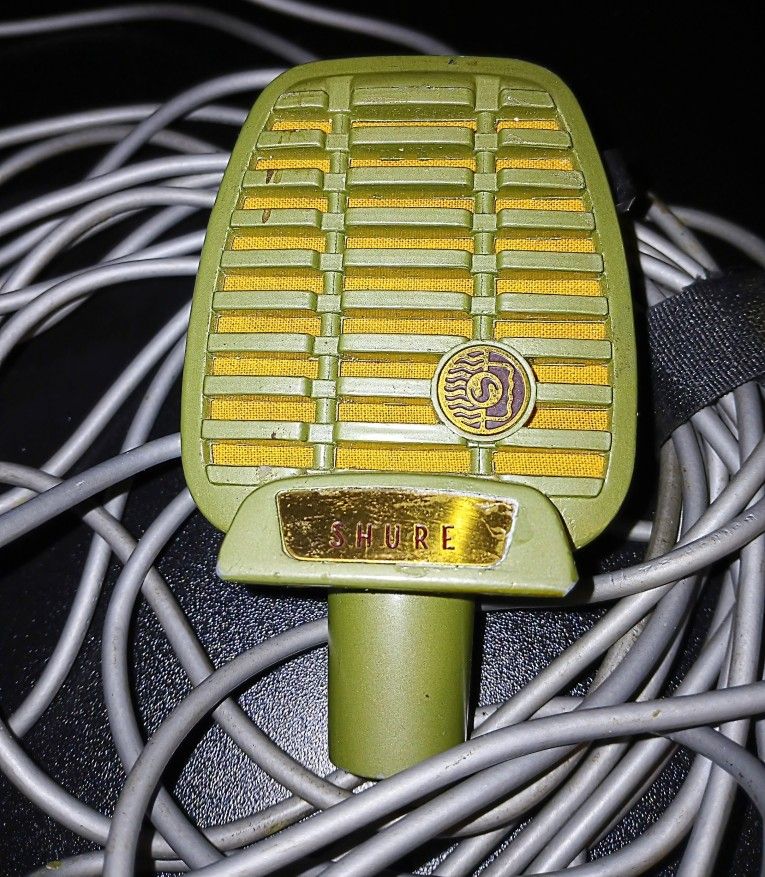 Vintage Shure 510-S Hercules Microphone Mic with Cable Vocal Harmonica 