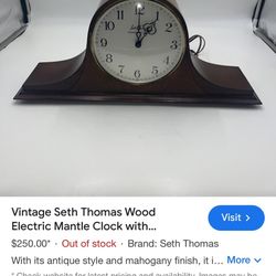 Seth Thomas Electric Mantel Click