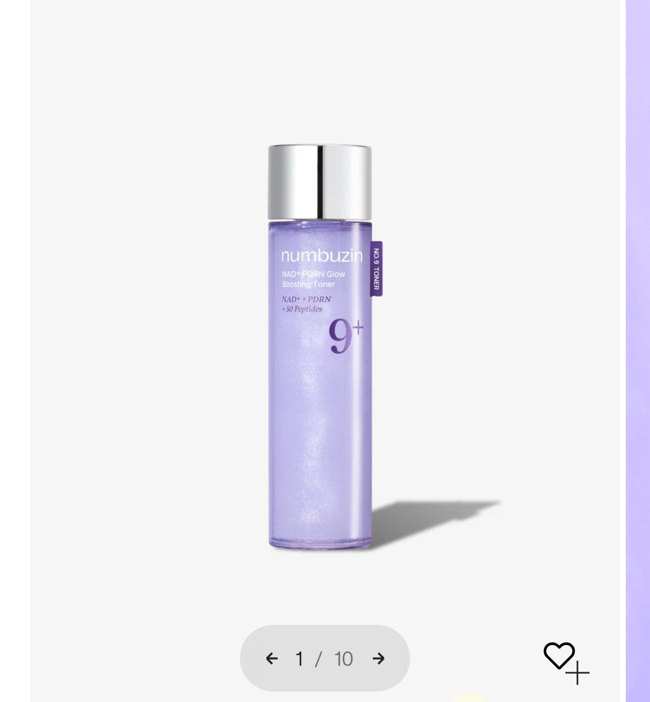 NUMBUZIN No.9 PDRN Glow Boosting Toner 150mL NWT