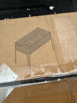 Galvanized Raised Garden Bed with Legs 48x24x32in Outdoor
