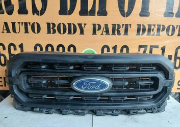 2021-2023 ford f 150 front grille  with air  shutter
