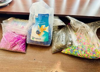 10+ LBS Aquatic Substrate Aquarian Gravel for Fishtanks Terrariums Plants Rainbow Blue Pink