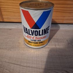 Vintage Valvoline All Climate Unopened 10w-40 Motor Oit