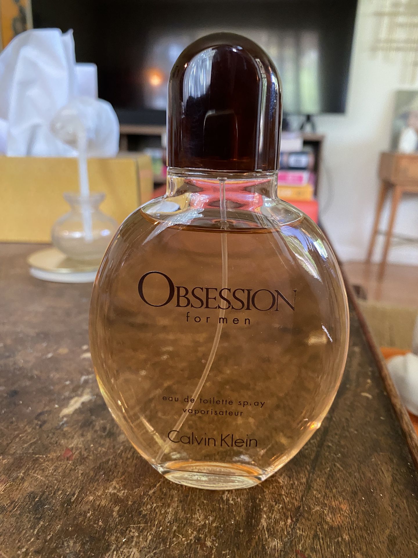 4.2 Ounce Calvin Klein Obsession Mens Cologne/ Read Description