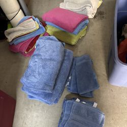 Bath Towels - Full Set 8 Bath, 8 Hand, 8 Wash