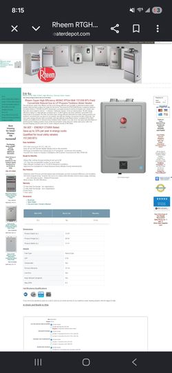Indoor out door tankless water heater