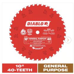 Diablo 10in. x 40-Tooth General Purpose Saw Blade for Wood