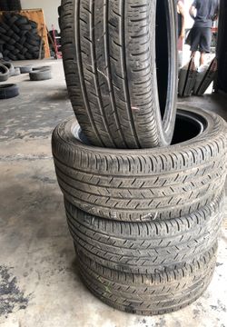 225 45 17 used set 4 continental tires GREAT cond.