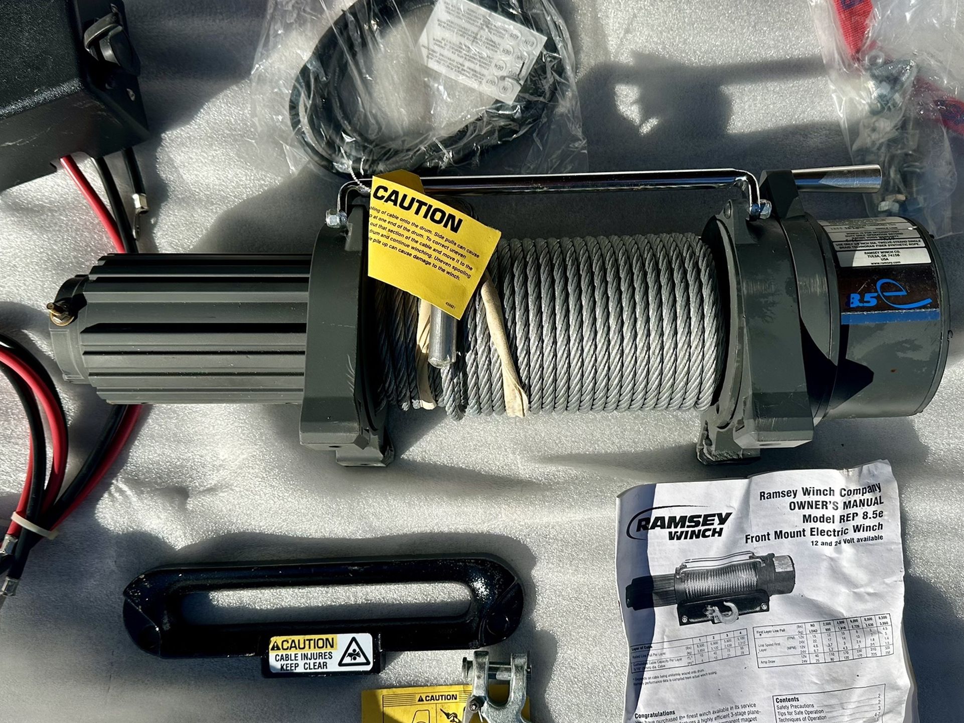 Ramsey Front Mount Electric Winch