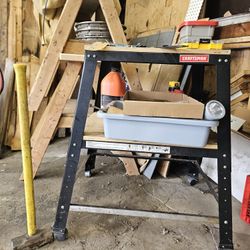 Machine Shop Fabricated Stands Miter Saws Drill Presses Etc