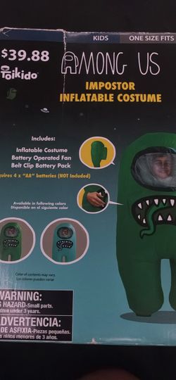 Among Us Impostor Inflatable Kids Costume