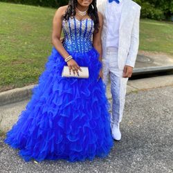 Prom Dress Size 7 / Can Be Adjustable 