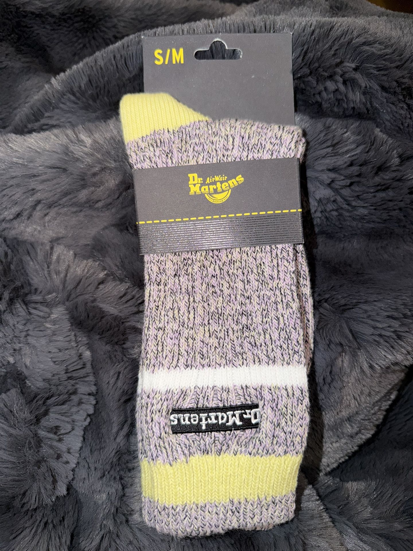 Woman Dr Martens Marl Sock Size 3-8 Nwt