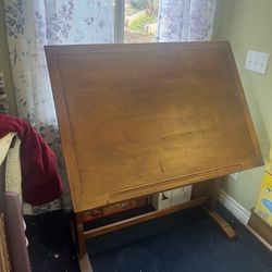 Wooden Drafting Table