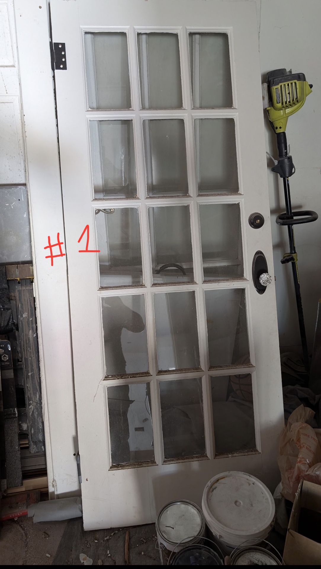 Glass Paneled Doors And 4 Panel Door