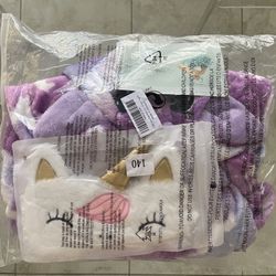 New girl Bathrobe With Mask 5-6 Years Old  