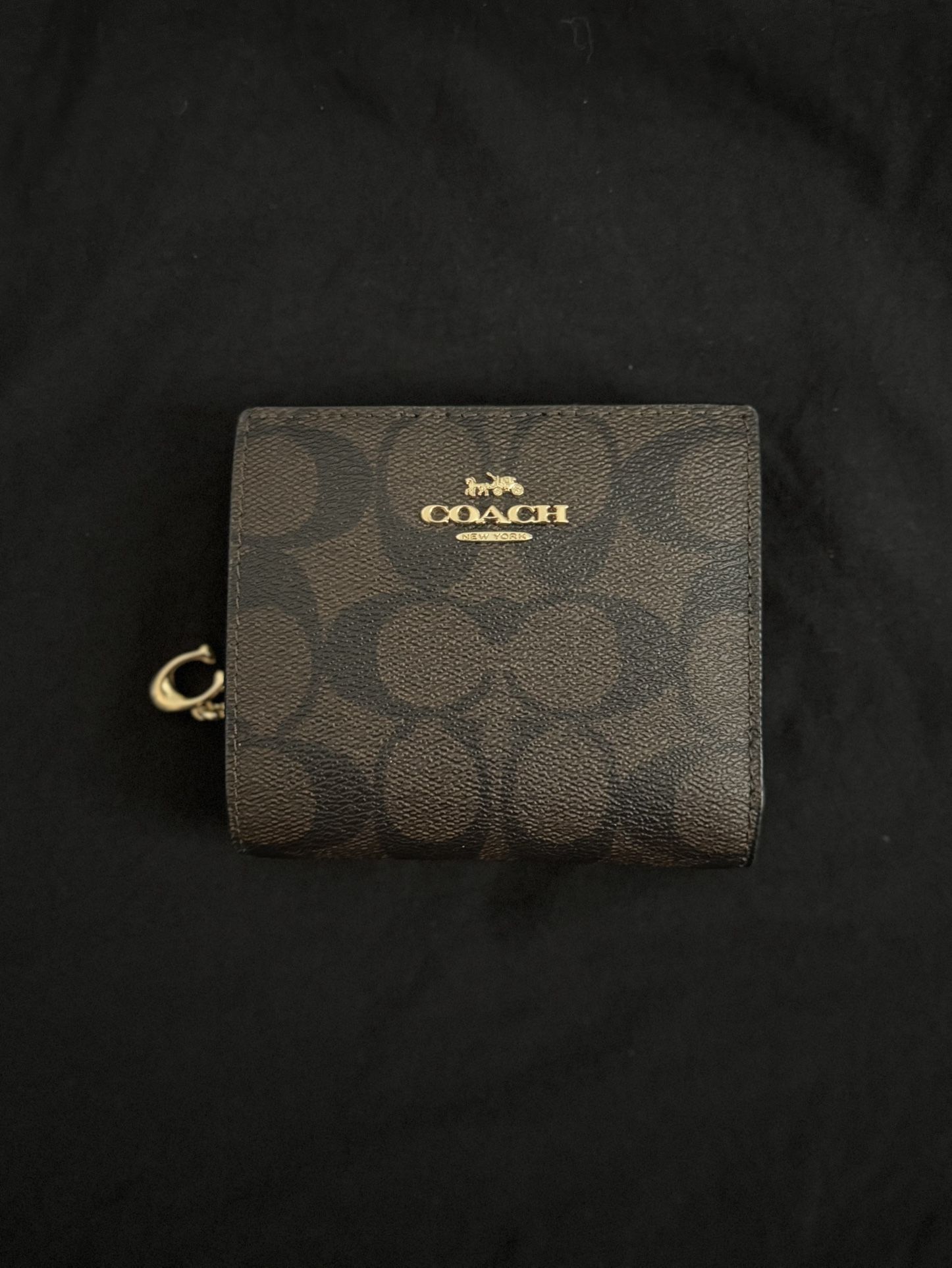 Coach Snap Wallet in Signature Canvas
