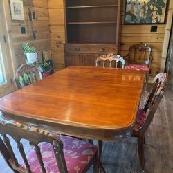 Antique Dining set With Hutch
