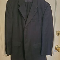 Umberto Ferrari  Super 120s  2 Piece Suit Black 