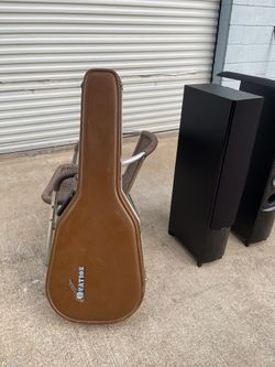 Ovation 1970’s Brown Deep Bowl Guitar Hard Case w/Amber Velvet Vintage