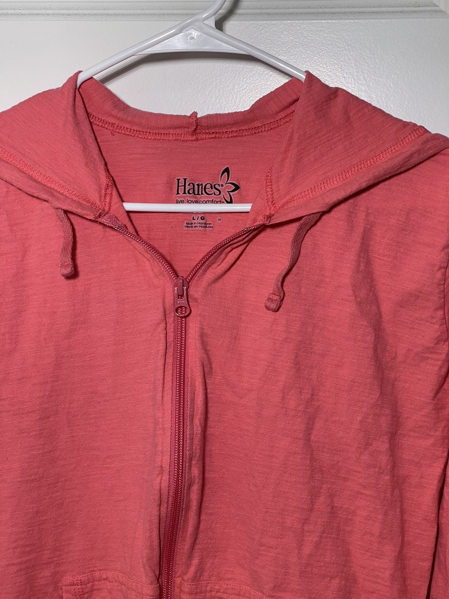 Hanes Pink Hoodie