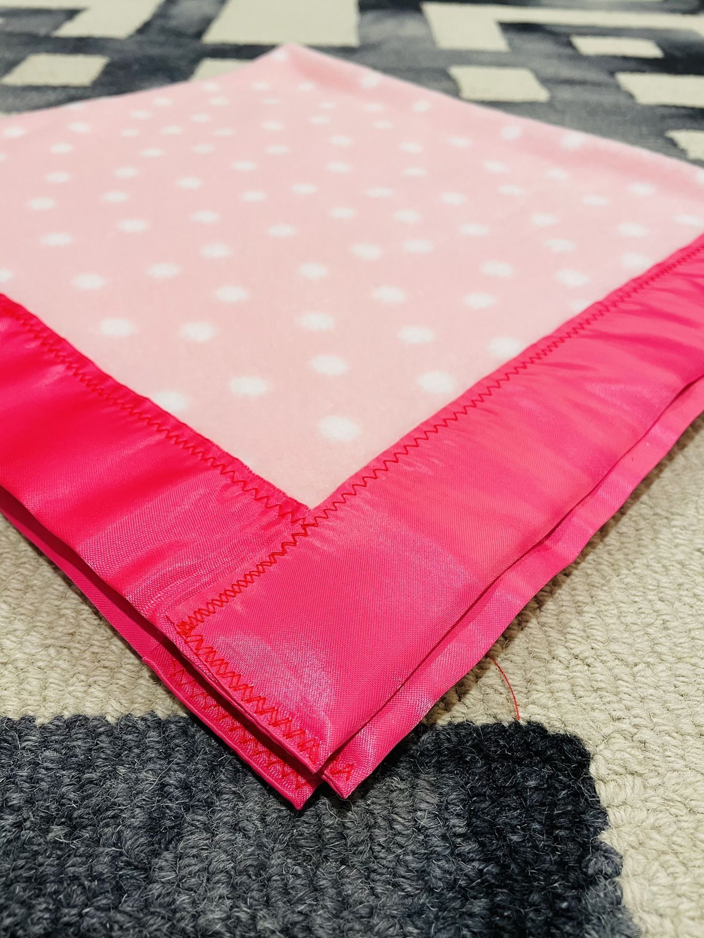 Pink Fleece Baby Blanket