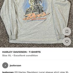 03 Harley Davidson Shirt Size XL